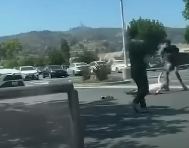 洛杉磯|遇劫老婦慘被拖行。(互聯網)