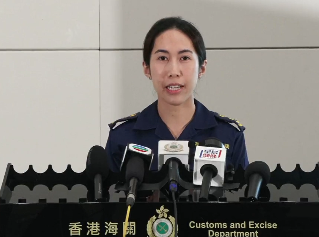 海關毒品調查科機場調查課調查主任黃如意