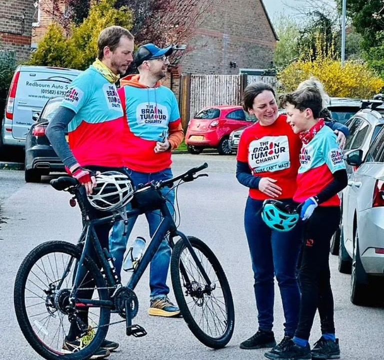 瀰漫性中線膠質瘤|哥哥哈利早前展開踏單車籌款。(互聯網)