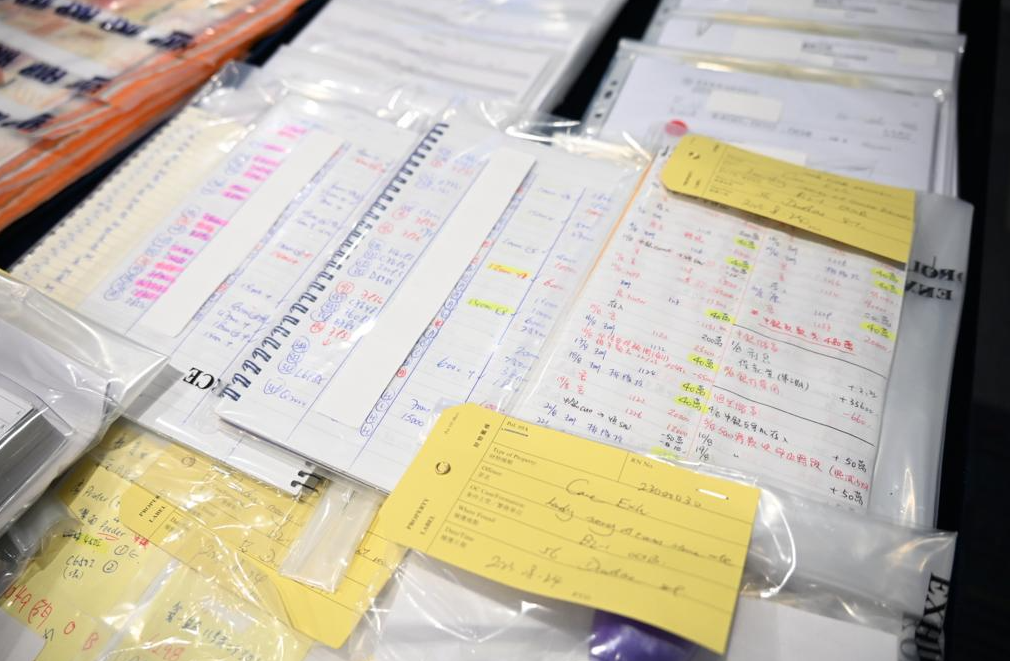 O記破高利貸集團連首腦一家3口拘83人,涉清洗近7千萬黑錢。