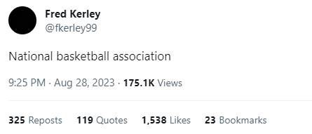 美國短跑選手Fred Kerley認為NBA冠軍與世界冠軍不一樣