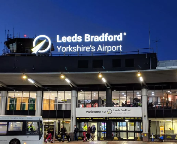 7 利茲布拉德福機場 (Leeds Bradford) 58%