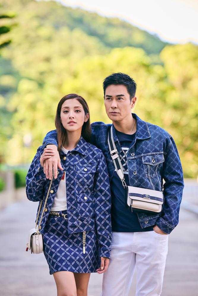 已育有三子的鄭嘉穎與陳凱琳,以夫妻檔為品牌宣傳。