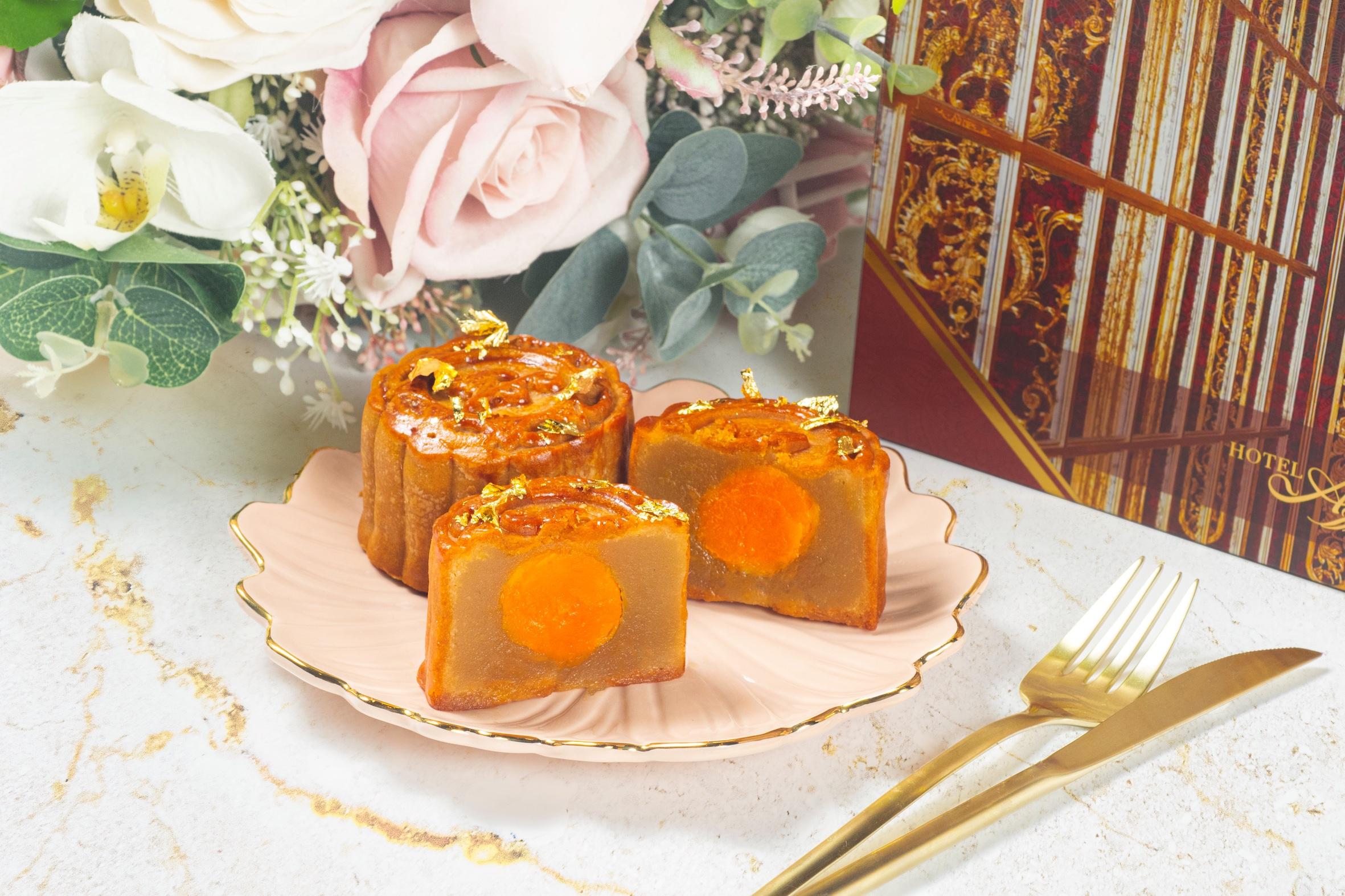 金鑽 · 映月_金箔蛋黃白蓮蓉月餅