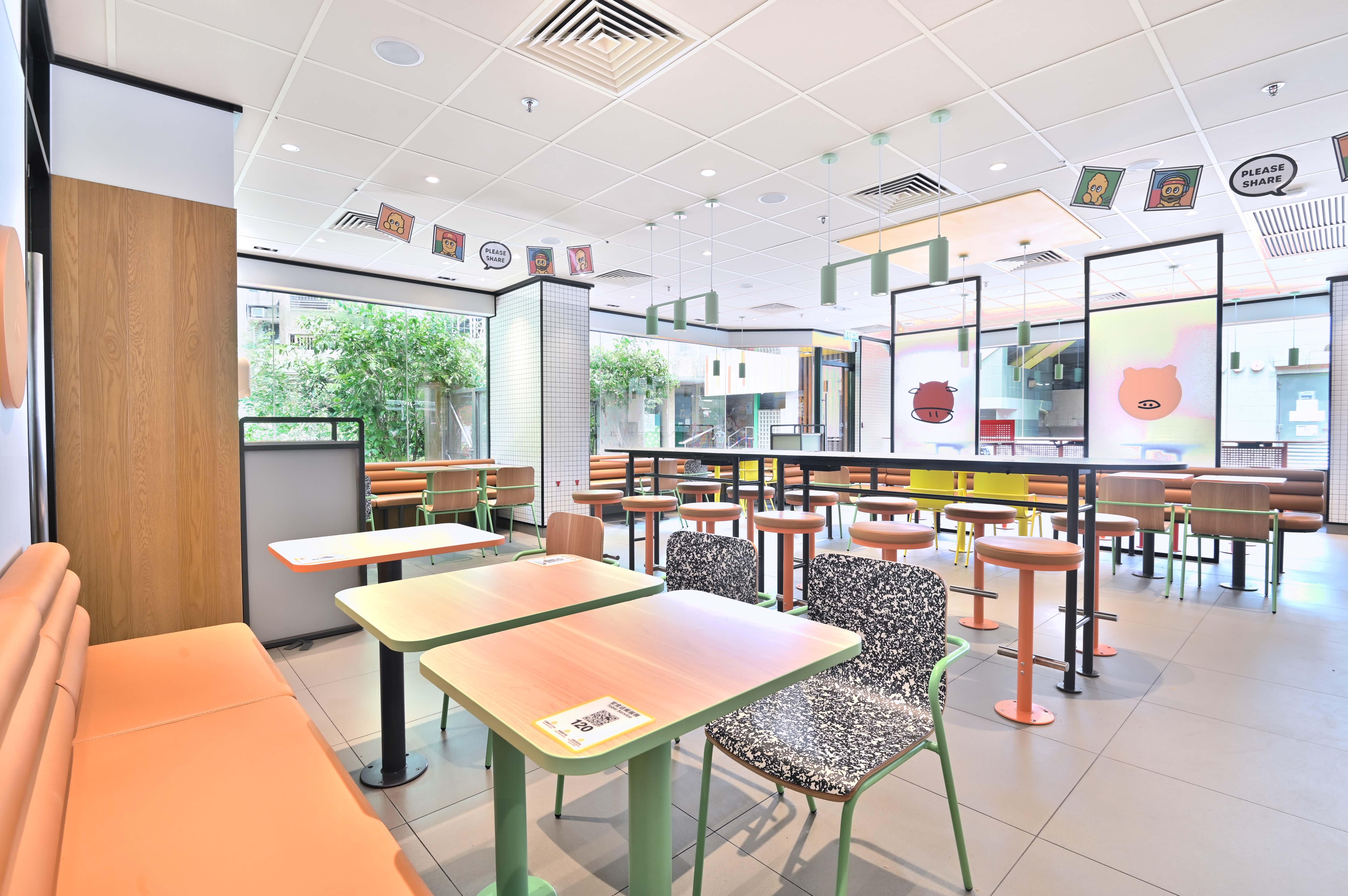 太和餐廳加入不同環保元素。(麥當勞提供)