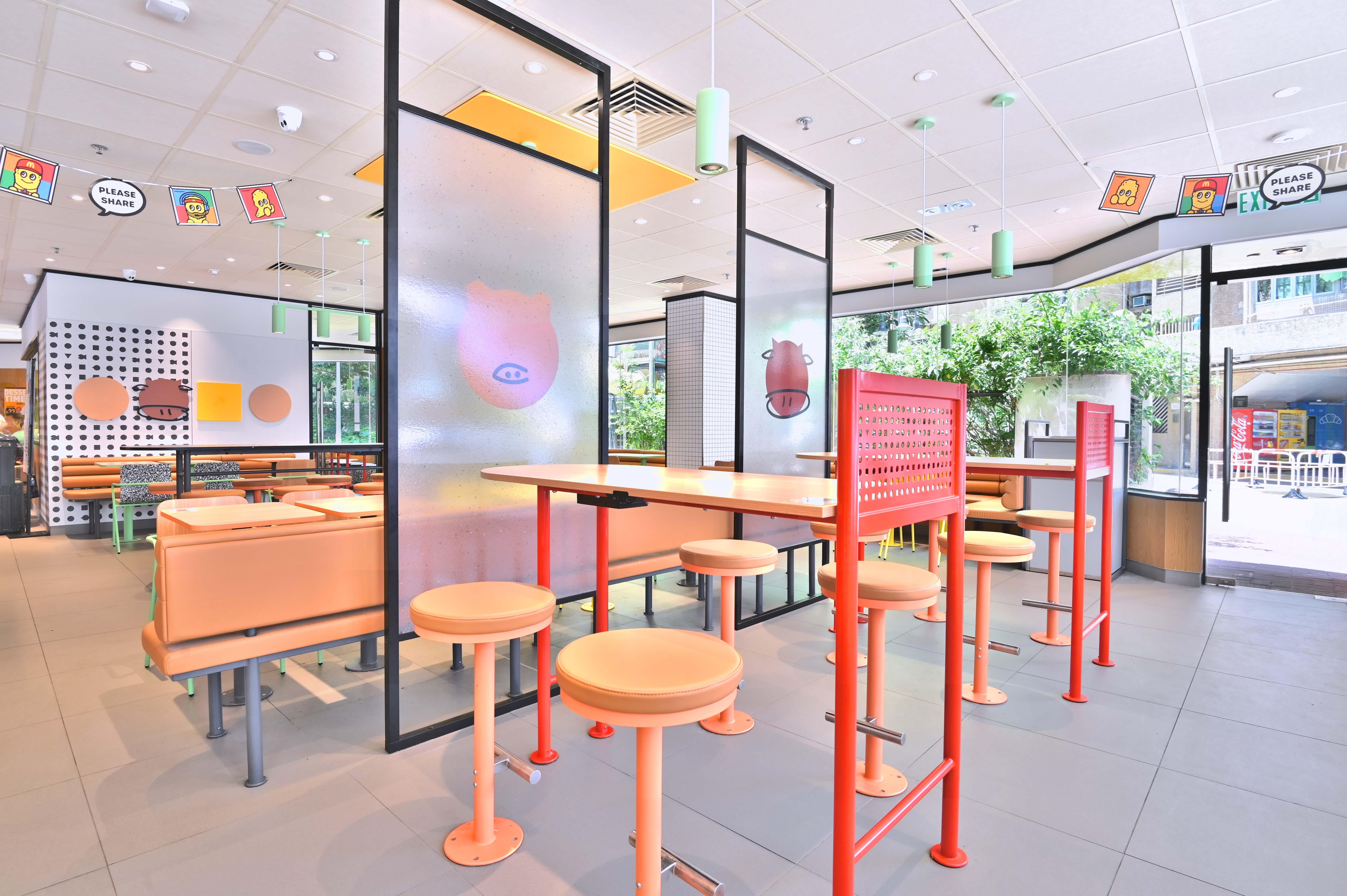 太和餐廳加入不同環保元素。(麥當勞提供)