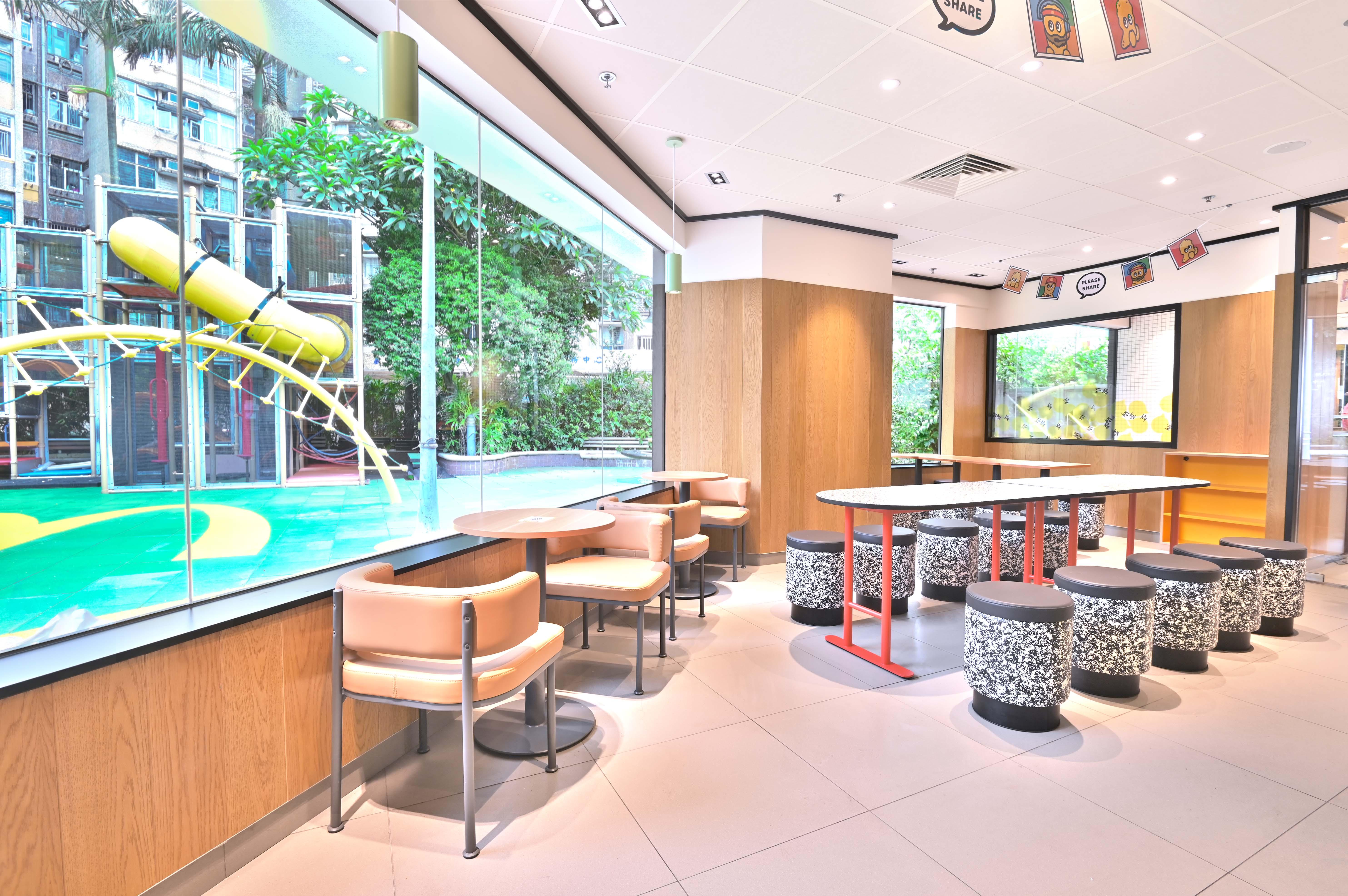 太和餐廳加入不同環保元素。(麥當勞提供)