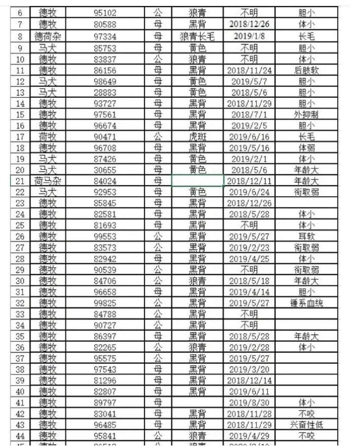 淘汰理由多多,網民嘆狗生好難。(微博)