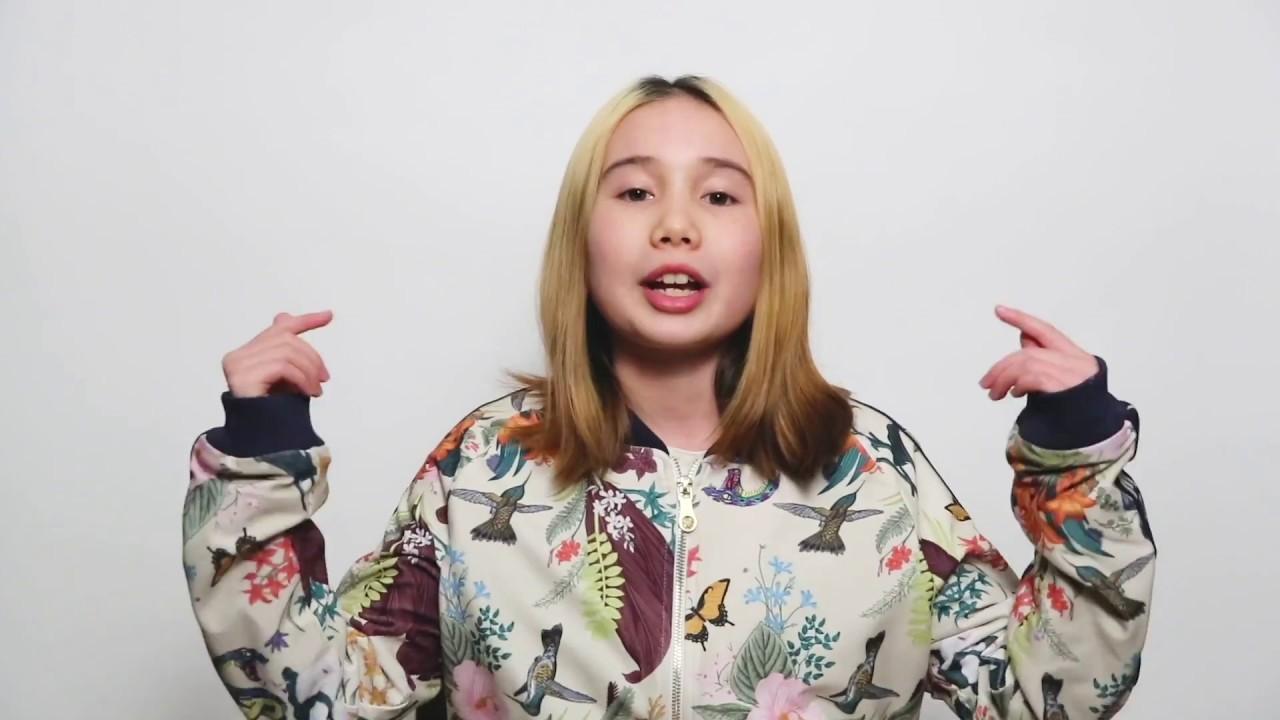 14歲華裔兒童網紅Lil Tay以炫富而聞名。(網上圖片)