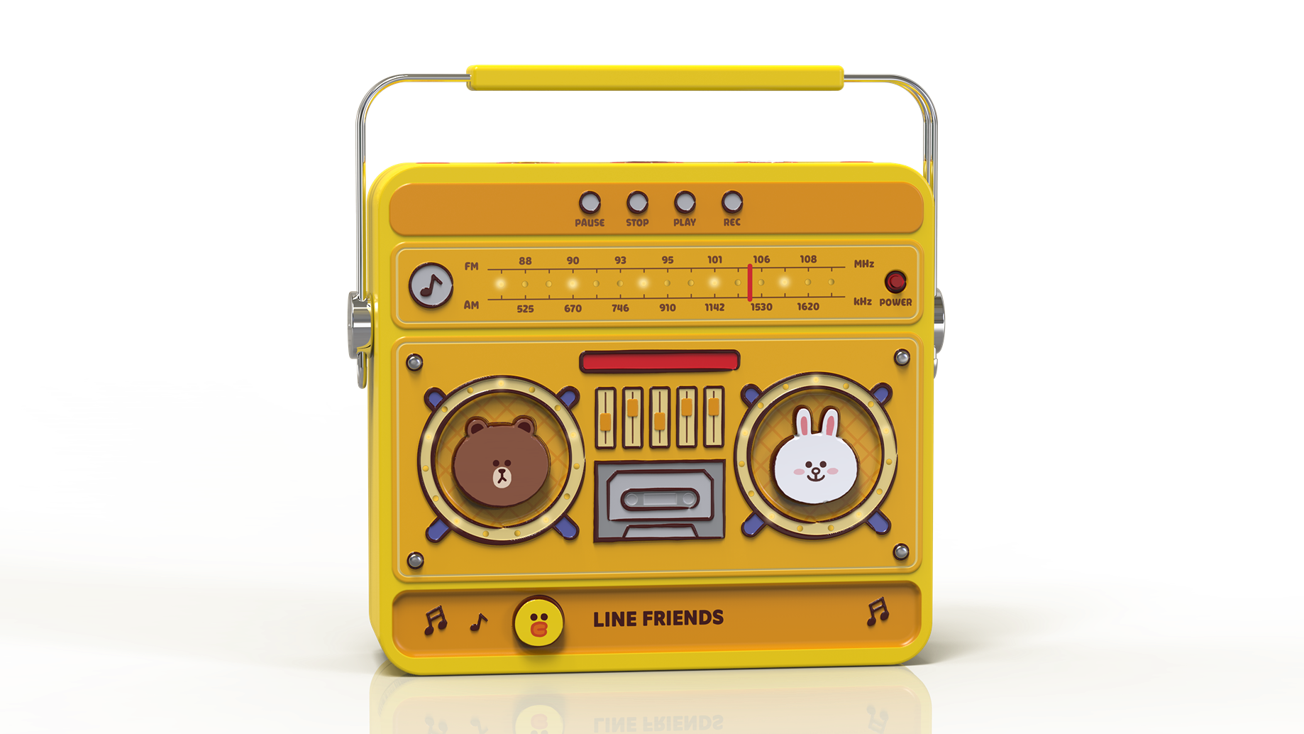 LINE FRIENDS與美心收音機造型月餅禮盒(1盒4個)$270/盒 (1盒4個)、推廣價:$175/盒