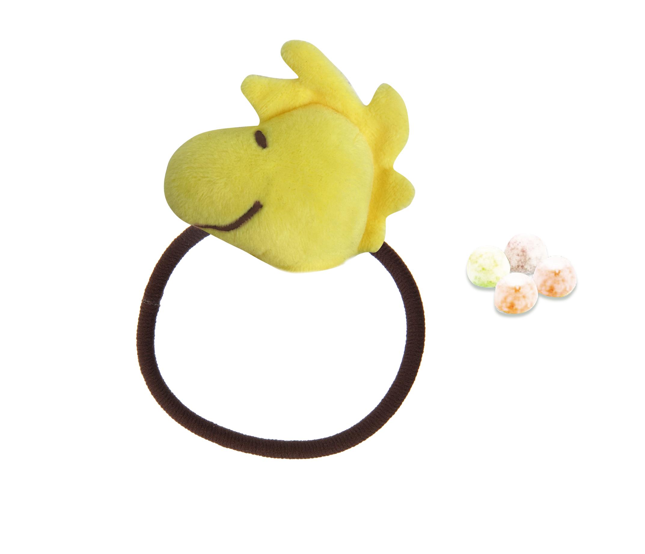 史諾比毛絨橡筋圈連糖髮圈 $35/件