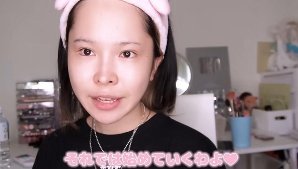 妝前的五彩呢個樣。