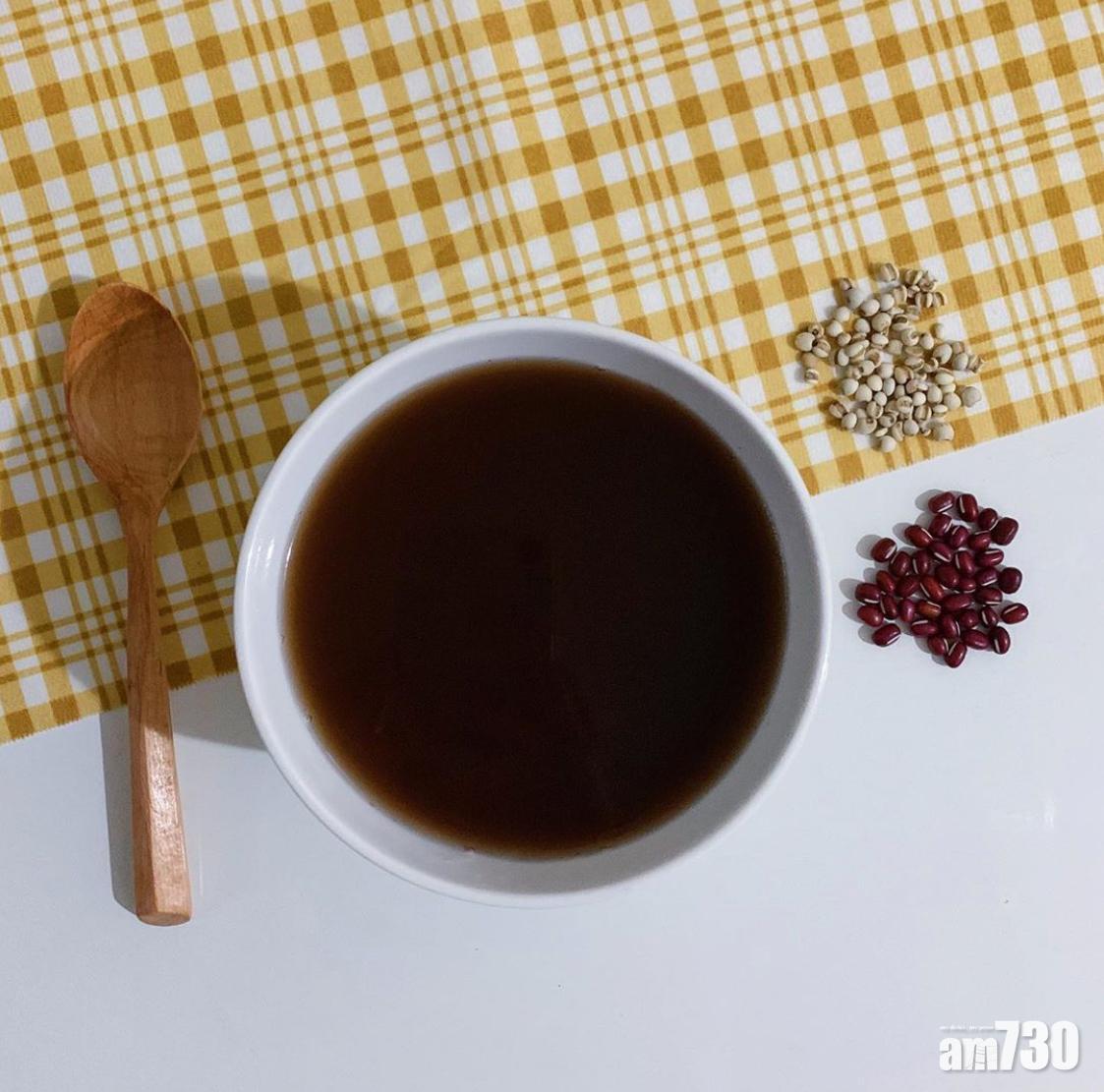 中式糖水食譜|紅豆和薏米亦有消腫的作用。 (instagram @gigi_table_)