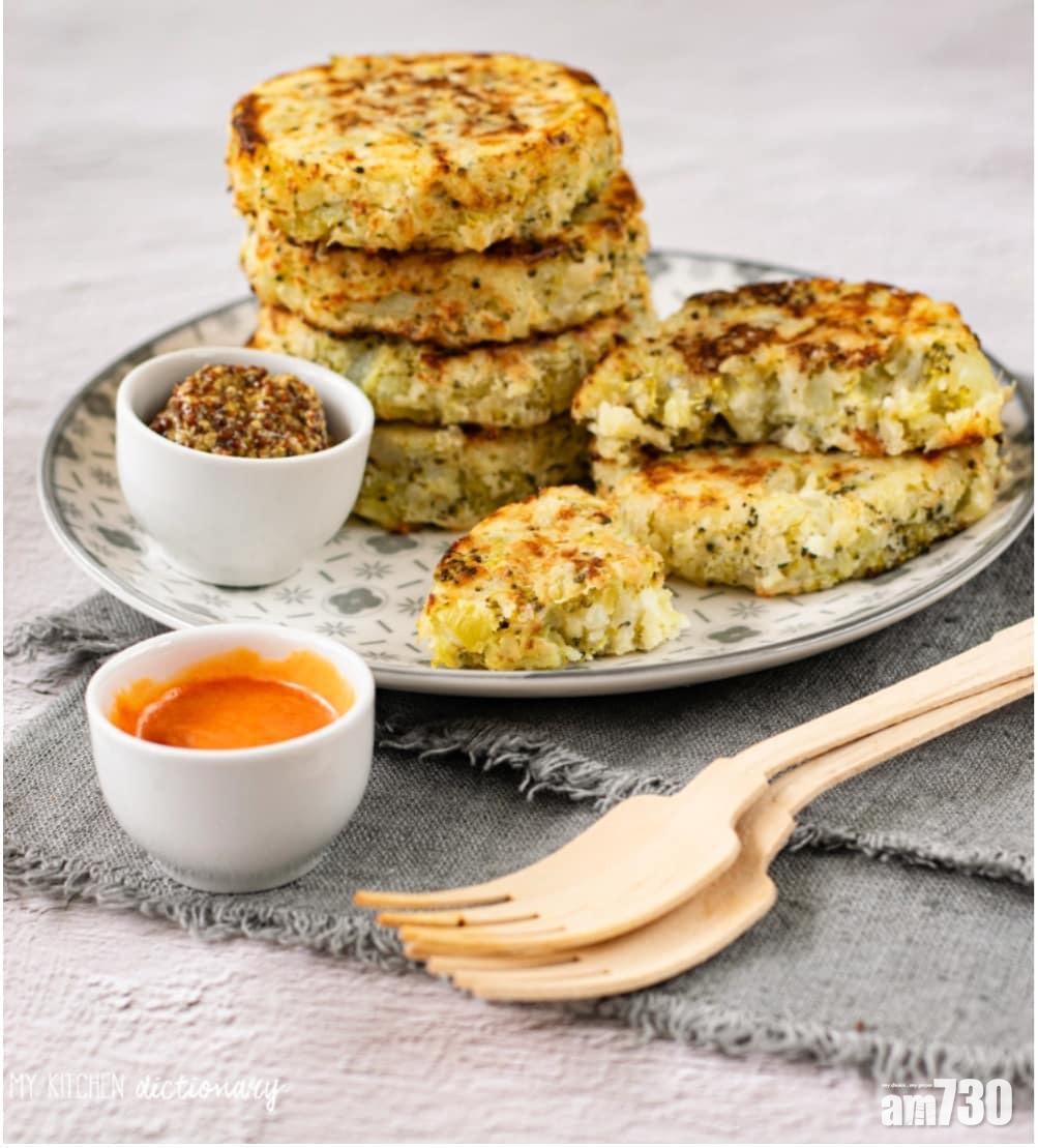 簡易食譜|蔬菜薯餅屬於比較健康的小食。(my_kitchen_dictionary)