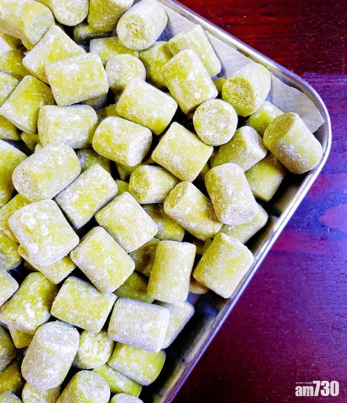 芋圓食譜|抹茶芋圓口味歷久不衰。(Instagram@emma_taroball_shop)