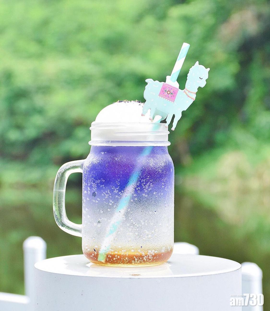 芋圓食譜|藍色的蝶豆花芋圓因蝶豆花的顏色獨特。(Instagram@misskitb)