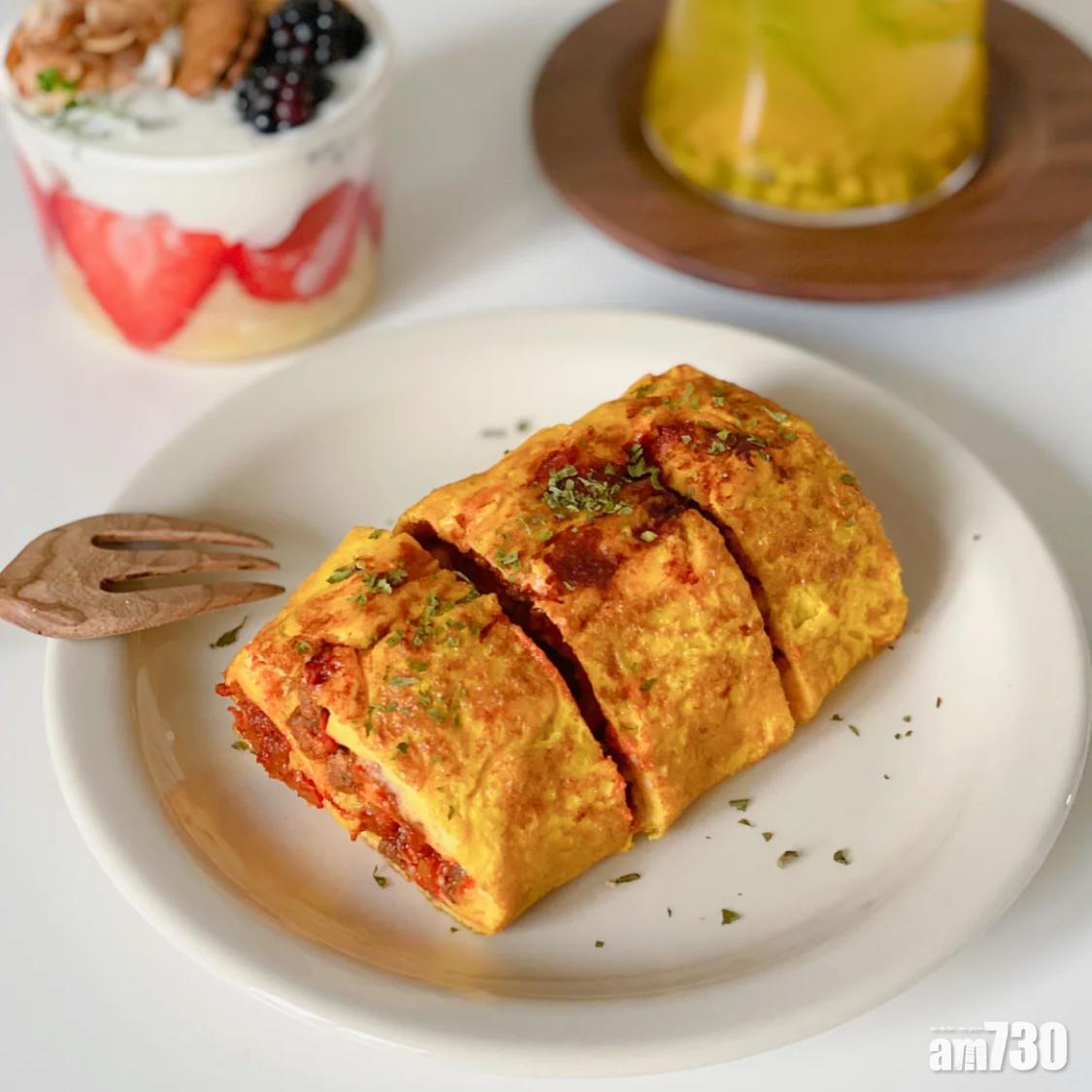 番茄食譜:番茄肉醬雞蛋卷的賣相十分吸引,為熱門開胃菜。