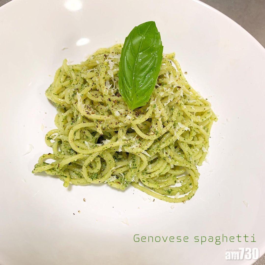 意粉醬食譜—青醬味道較為清新。(instagram@ izumi.simplelife)