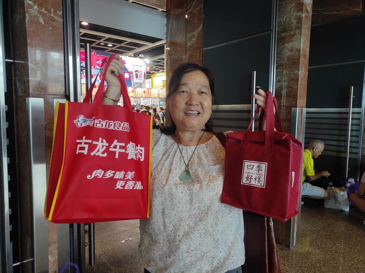 黃女士。(李朗僑攝)