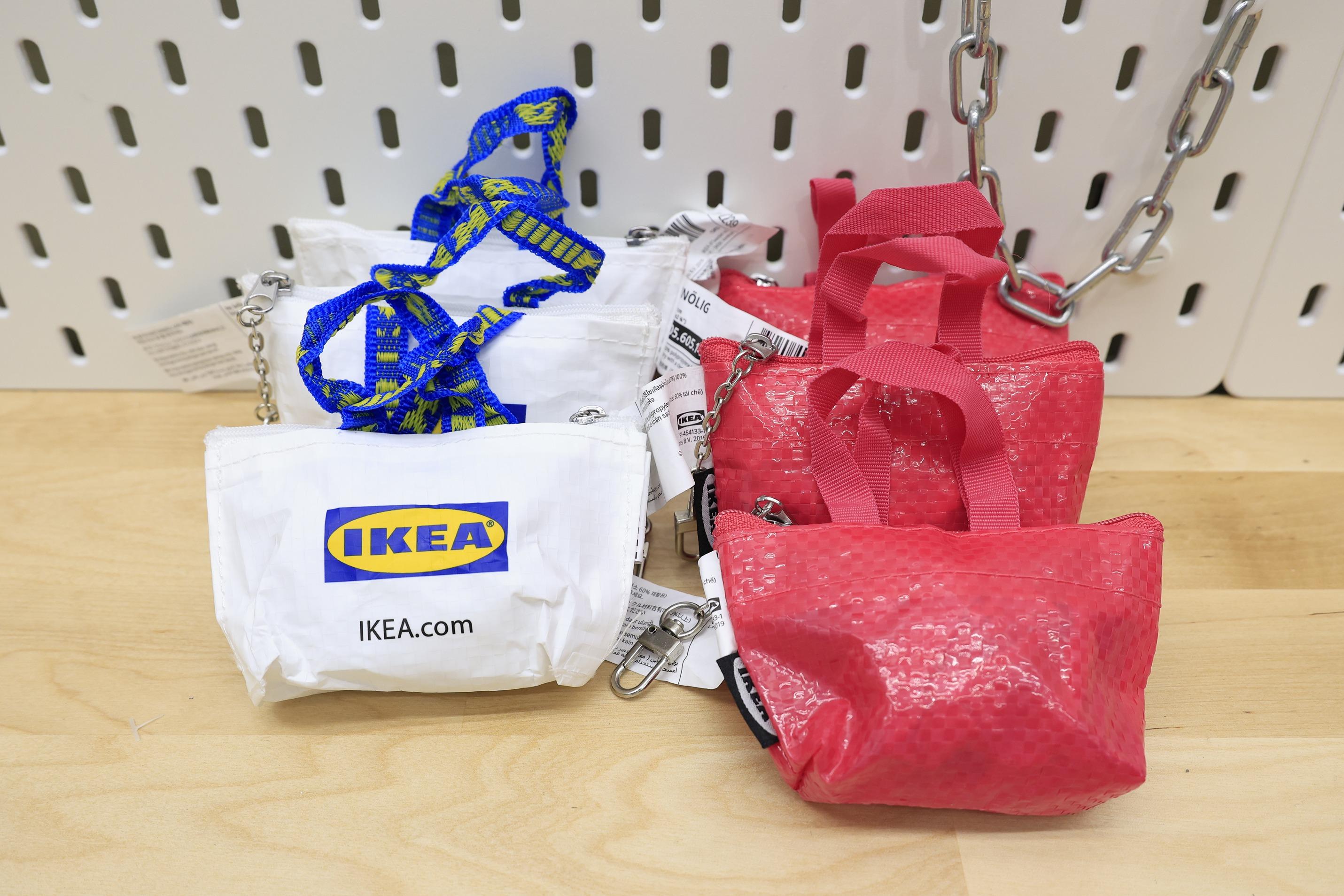 IKEA太古新店|新店獨家 IKEA迷你購物袋鎖匙扣