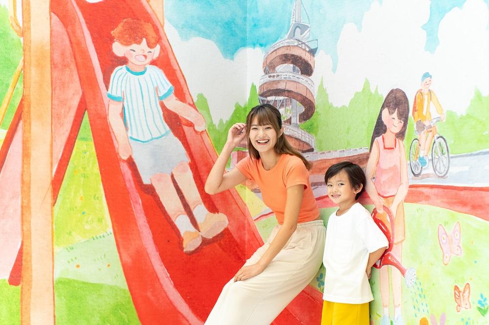 暑假好去處│呈現大埔的不同低碳生活場景的「快樂小花園」。