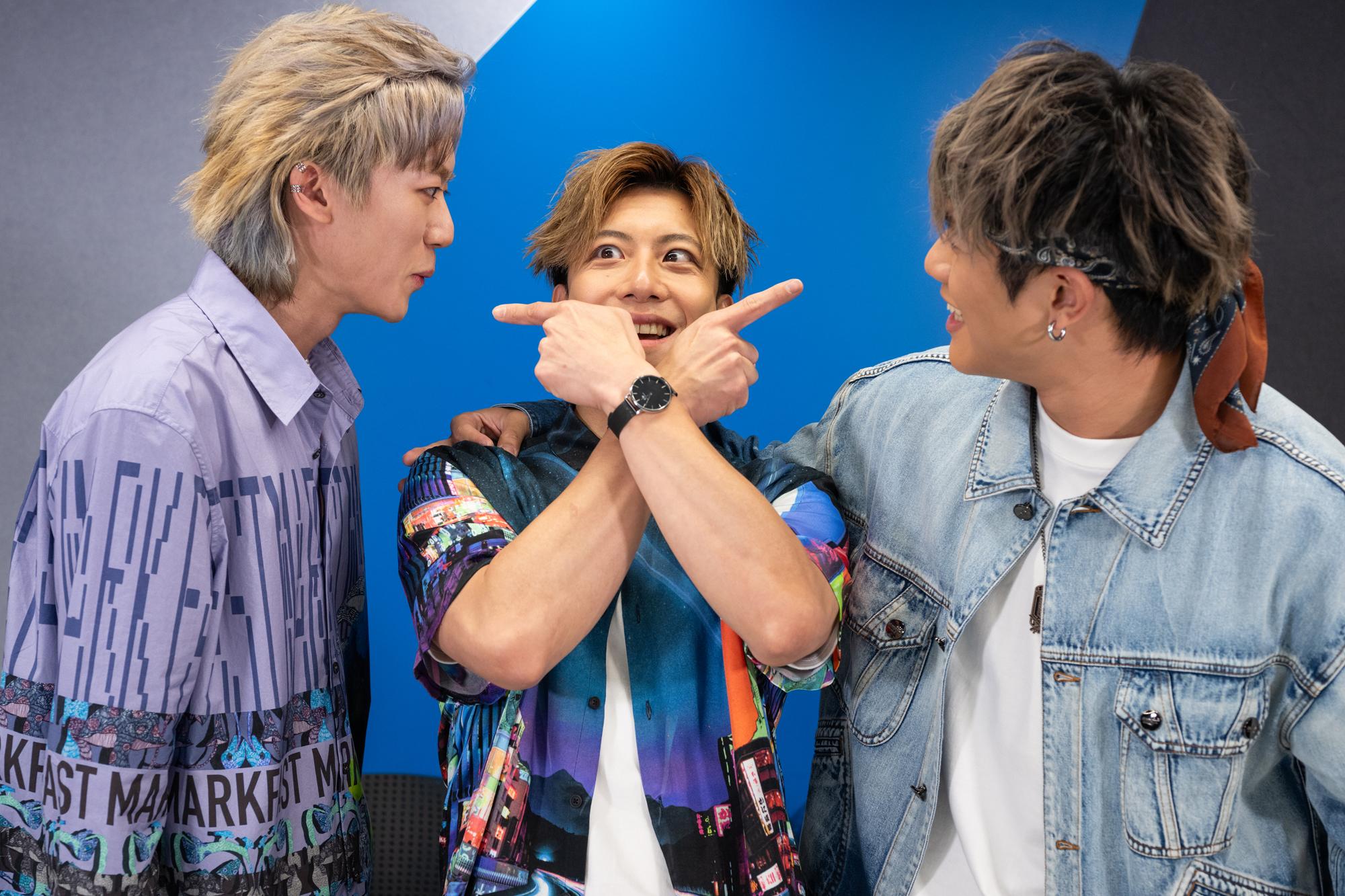 《全民造星V》三甲Lyman(香胤宅)、KC黃家灝和亨仔(陳鎮亨)。(陳奕釗攝)