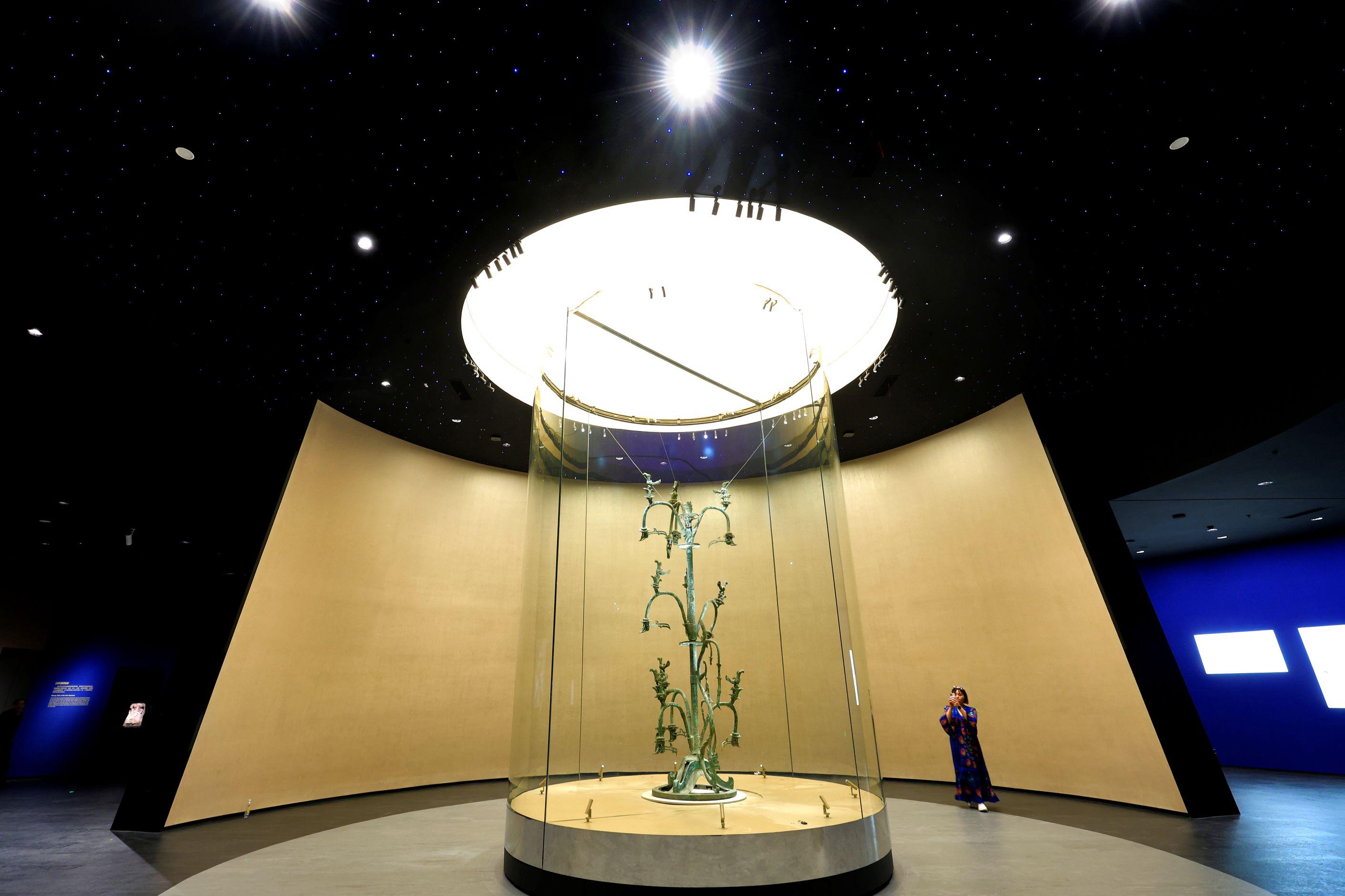 「通天神樹」亦是國家一級文物。(林俊源攝)