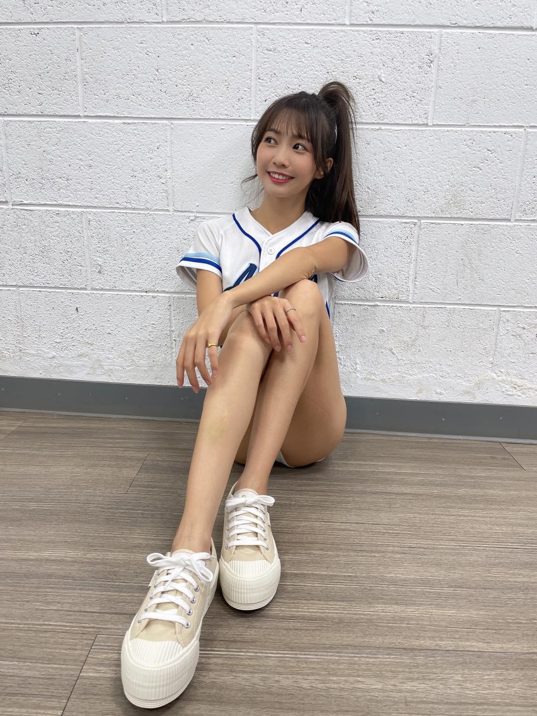 慈妹(彭翊慈)為Fubon Angels啦啦隊成員,街舞出身。(慈妹fb)