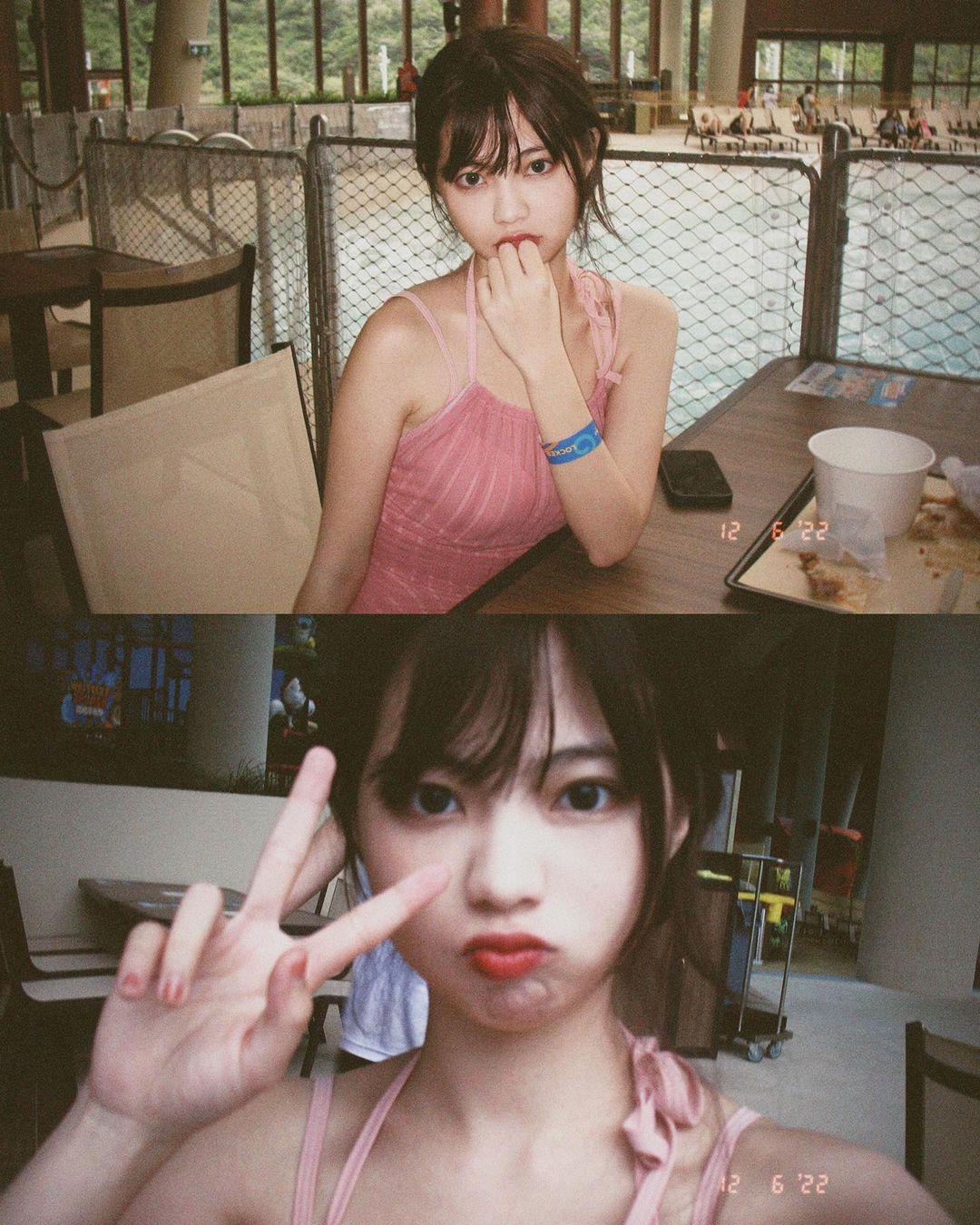 「港版周子瑜」區明妙IG靚相。(區明妙IG)