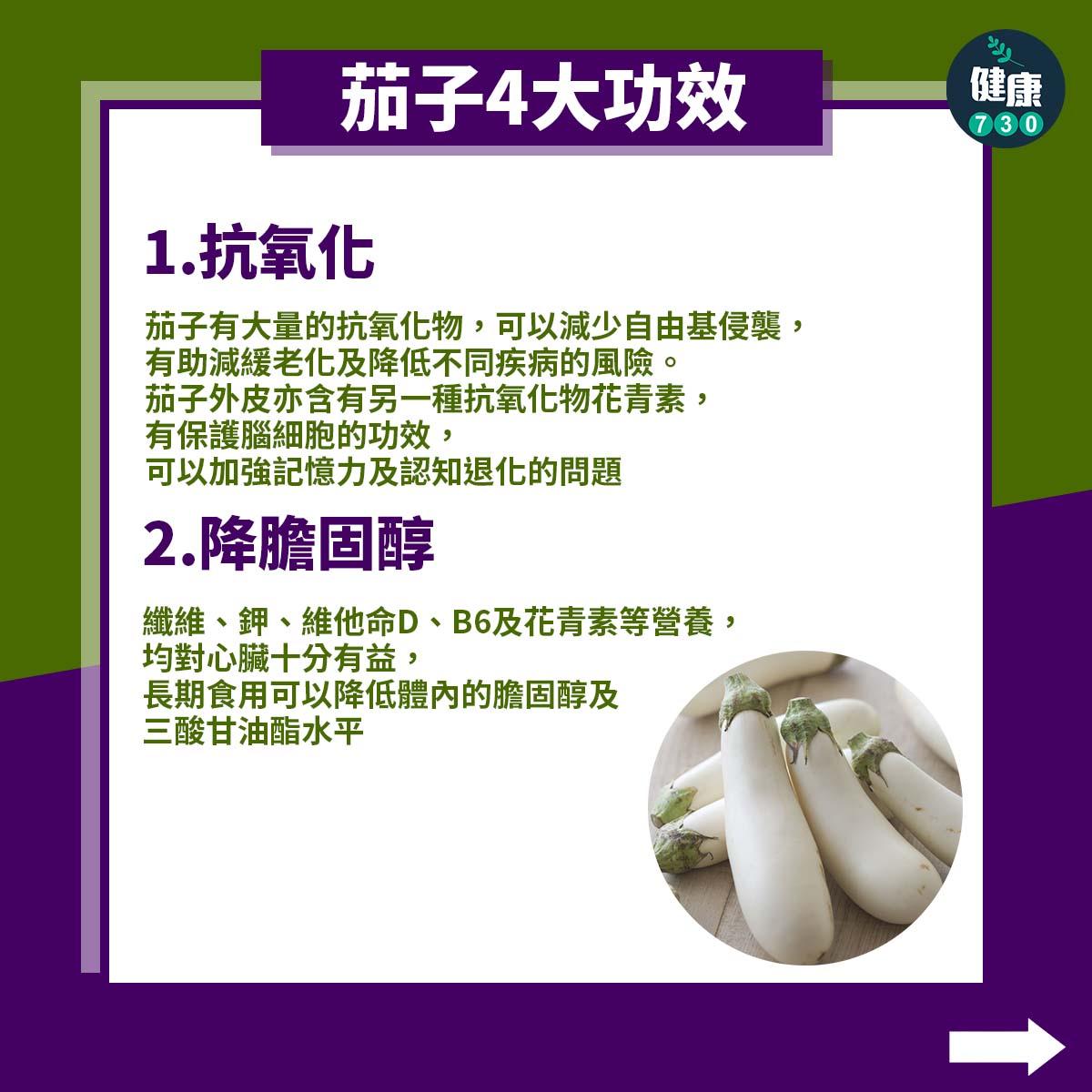 茄子營養及4大功效(am730製圖)