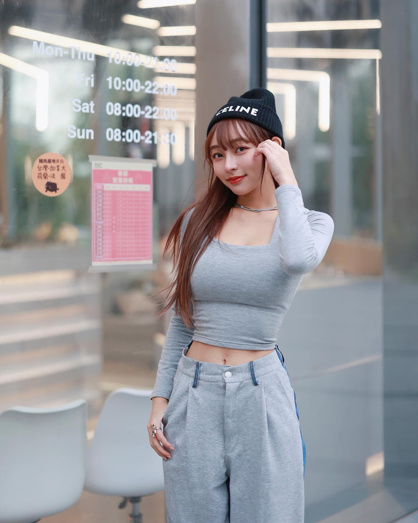 身高1.6米的林襄為樂天女孩啦啦隊主將。(林襄IG)