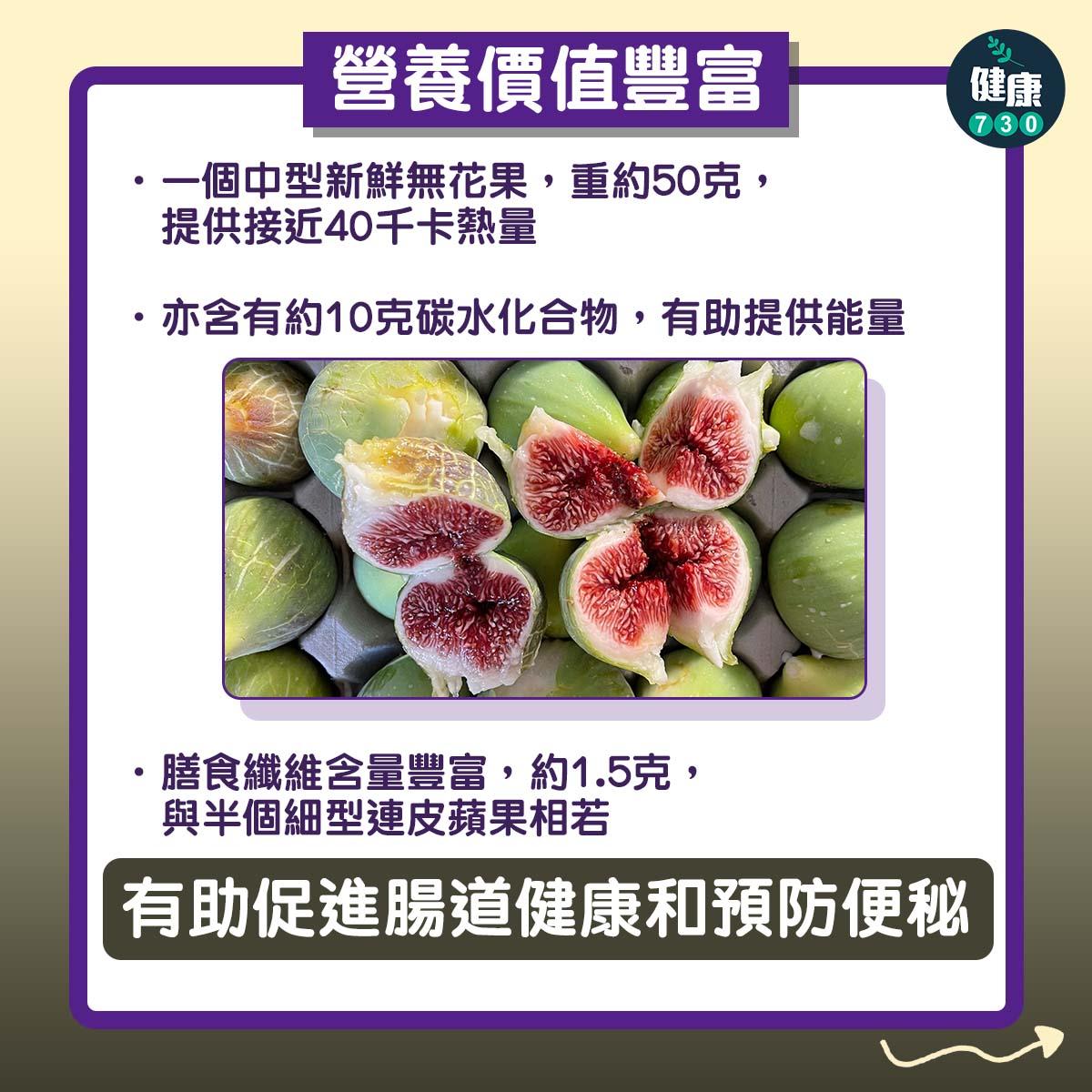 食物營養|無花果促進腸道健康(am730製圖)