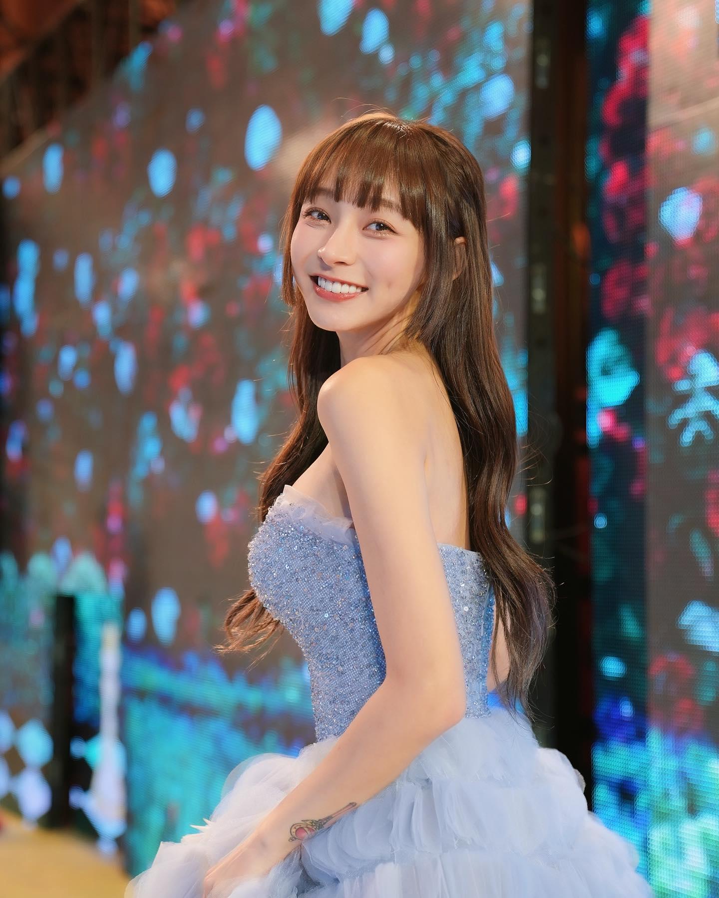 身高1.6米的林襄為樂天女孩啦啦隊主將。(林襄IG)