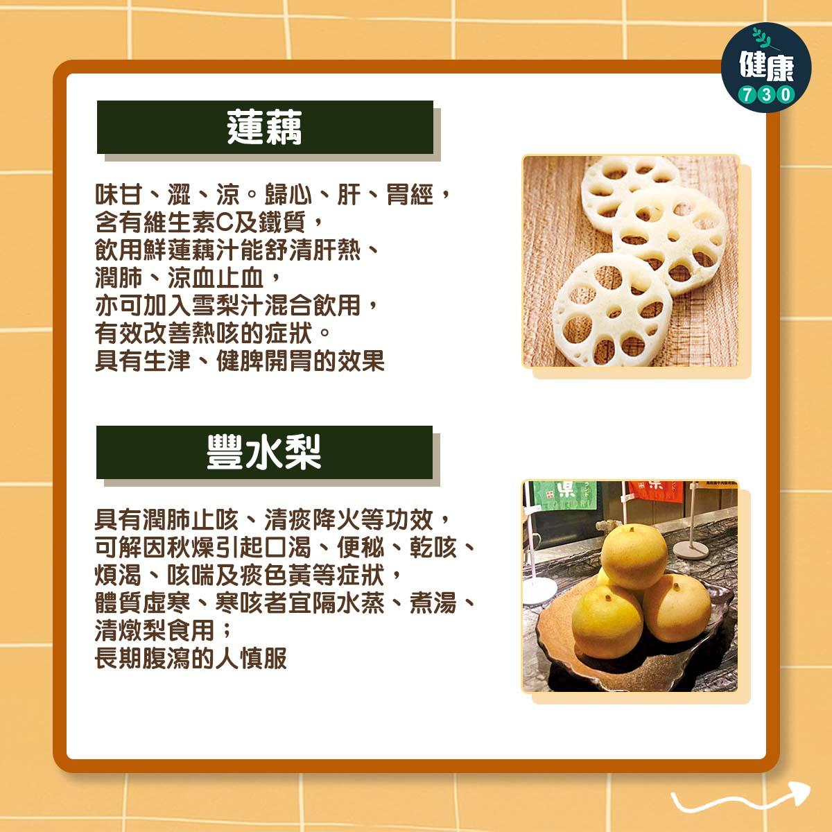 立秋6個飲食推介(am730製圖)