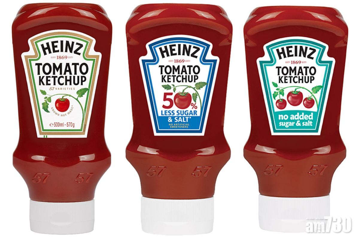 減肥低卡醬料|左至右為原味、半糖半鹽和無糖無鹽茄汁。