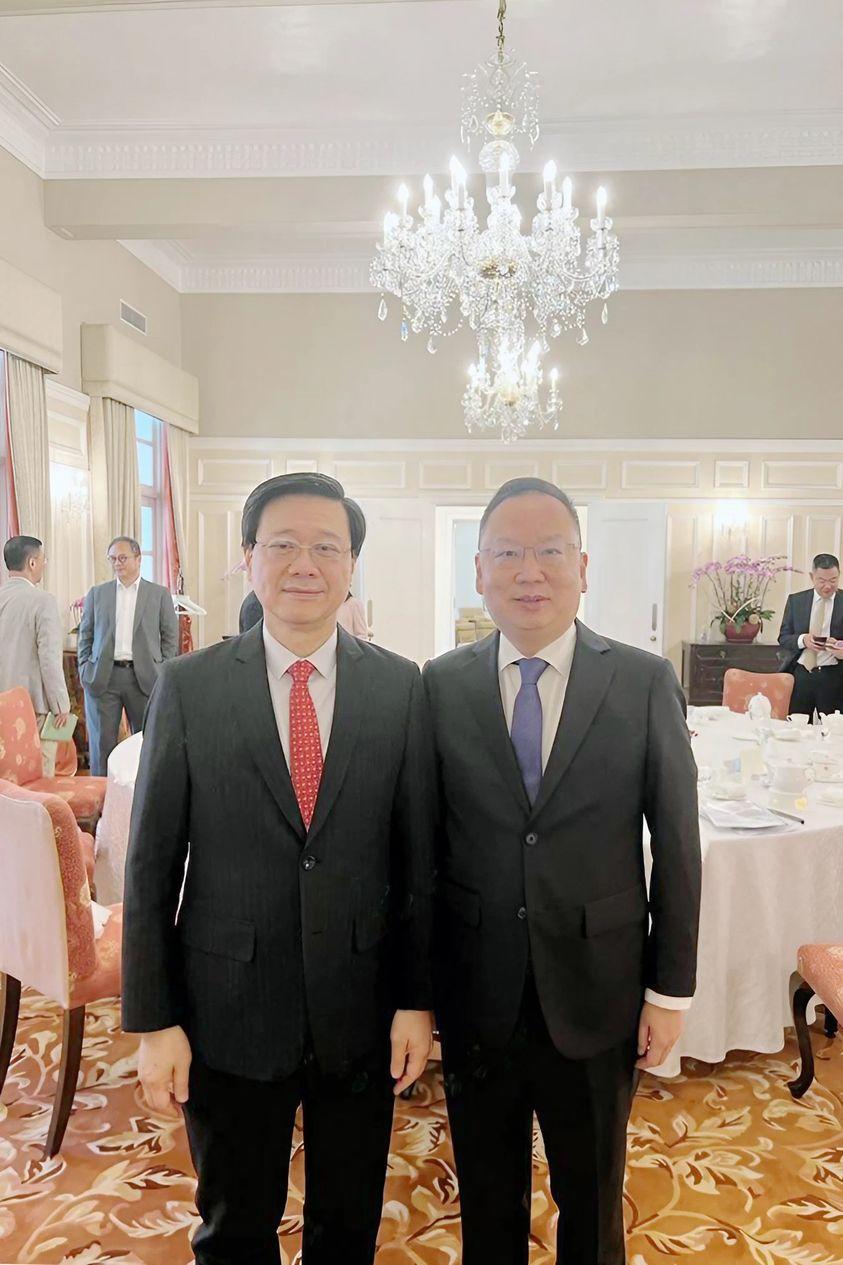 行政長官午餐會 陳仲尼倡舉辦更多演唱會(陳仲尼Facebook圖片)