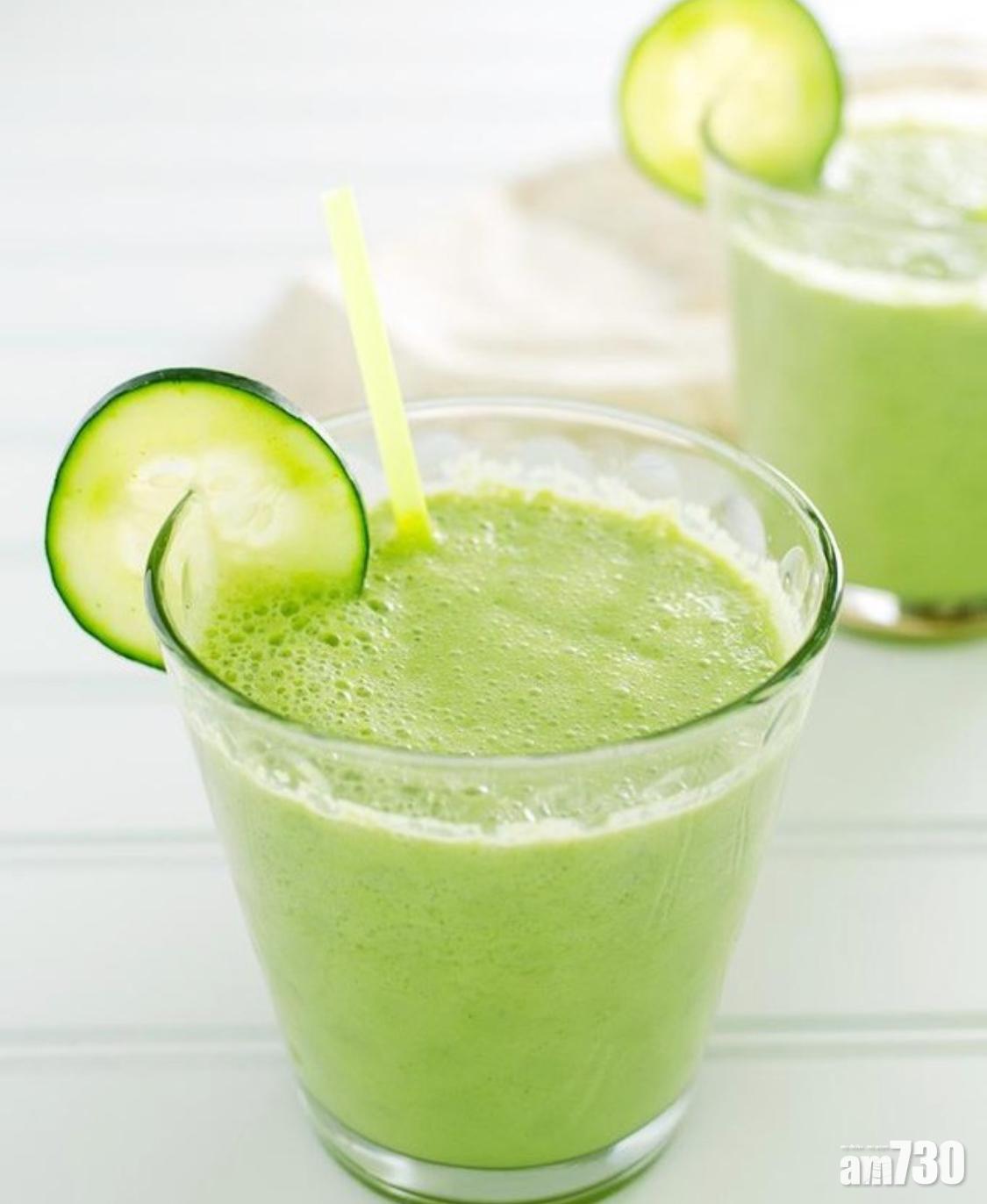 消暑飲品自製|青瓜味道清新,適合夏天飲用。(instagram @veggieprimer )