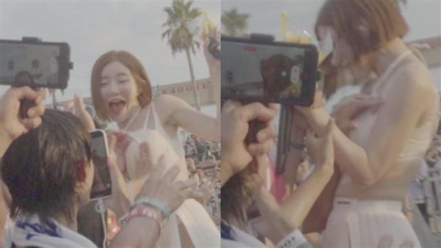 DJ SODA早前在大阪一個音樂節打碟卻遭多人出手胸襲。