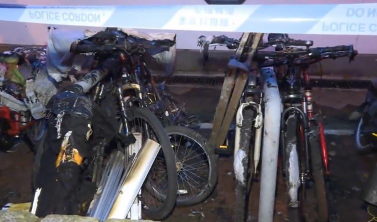 將軍澳縱火案|兩個半鐘內7宗警查有否關連 消息:有人騎單車到處縱火