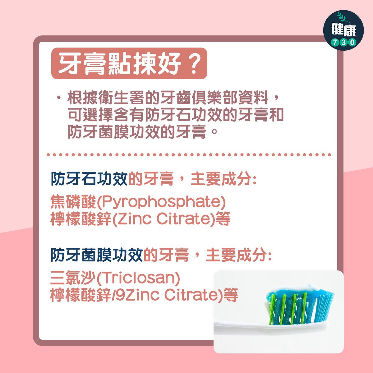 牙周病3個階段,牙膏點揀好?(am730製圖)