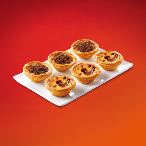 6件禮盒裝: 6件「阿華田脆脆葡撻」