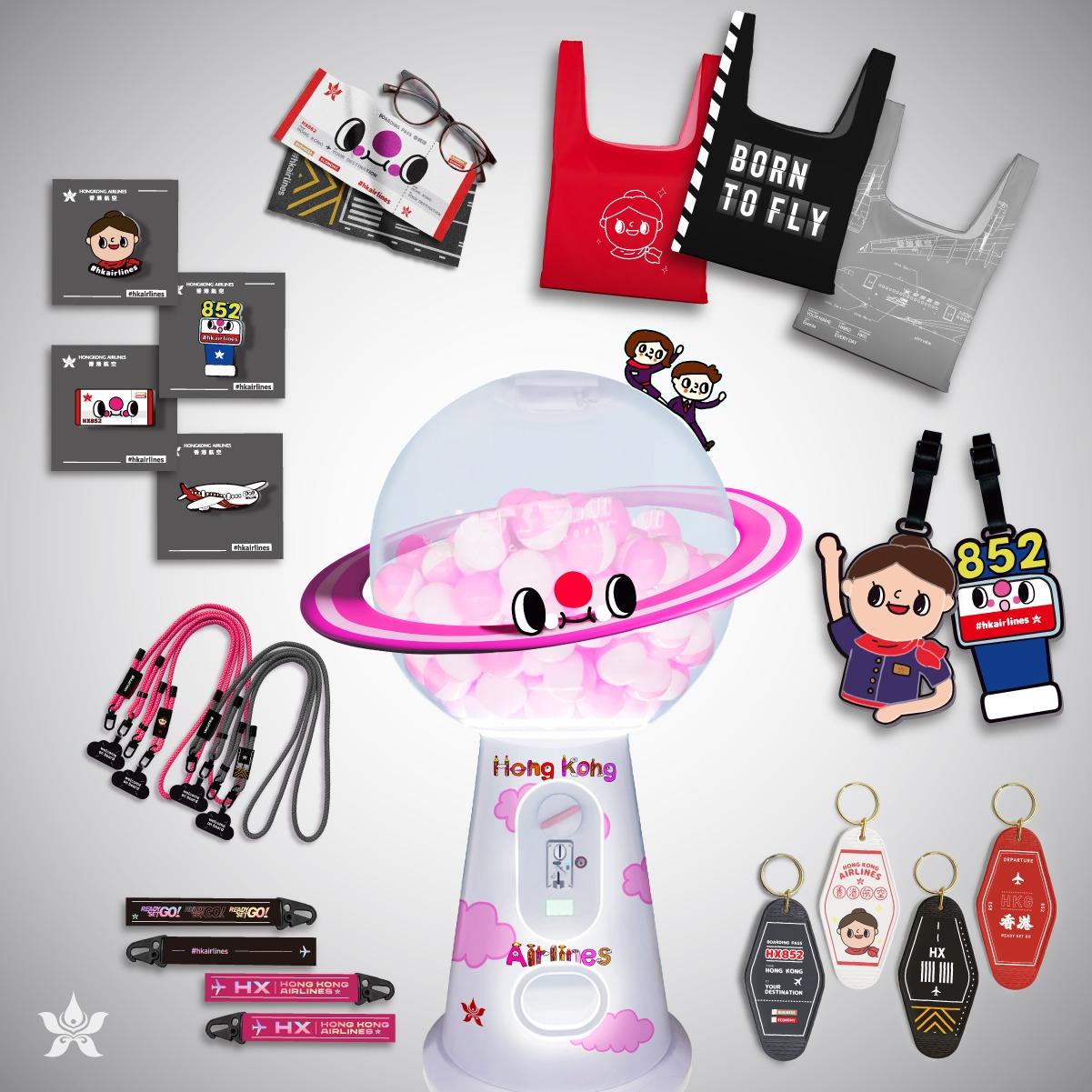 香港航空Fashion Walk派免費機票|巨型扭蛋機扭限量周邊產品