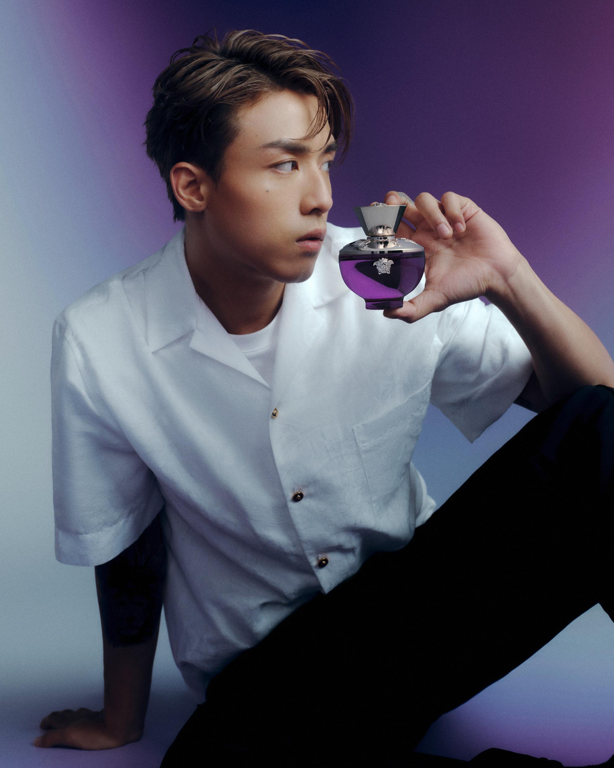 Anson Kong@MIRROR演繹Versace全新Dylan Purple香氛