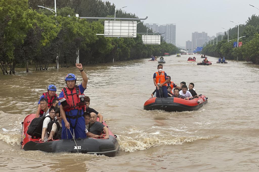 河北雨量破1000毫米。(AP)