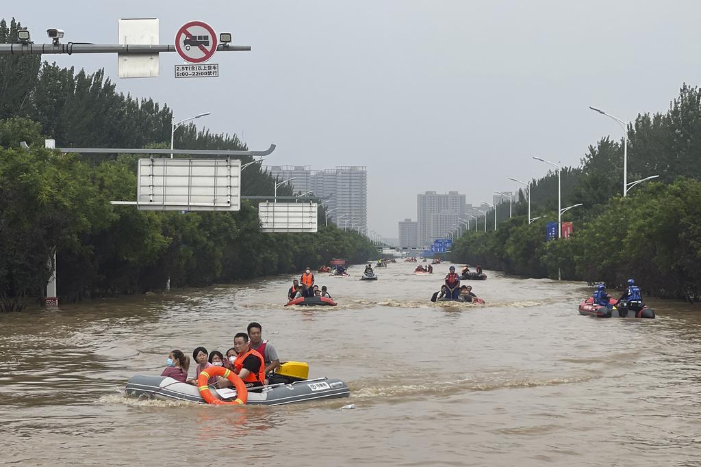 河北雨量破1000毫米。(AP)