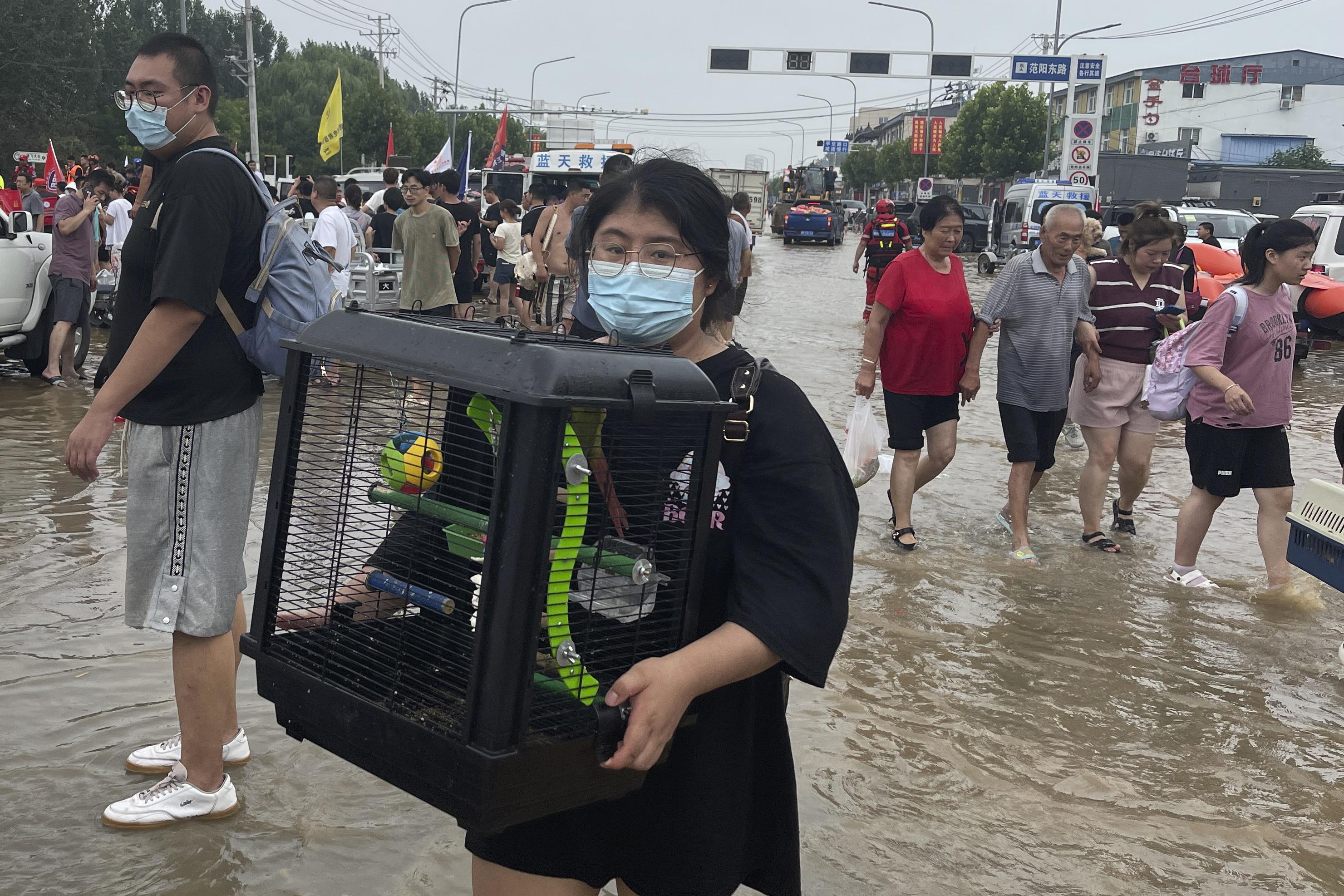 河北雨量破1000毫米。(AP)
