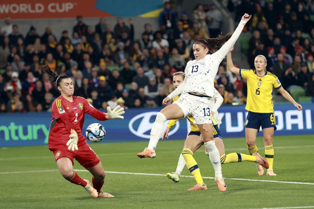 美國與瑞典需要12碼分勝負。(美聯社)