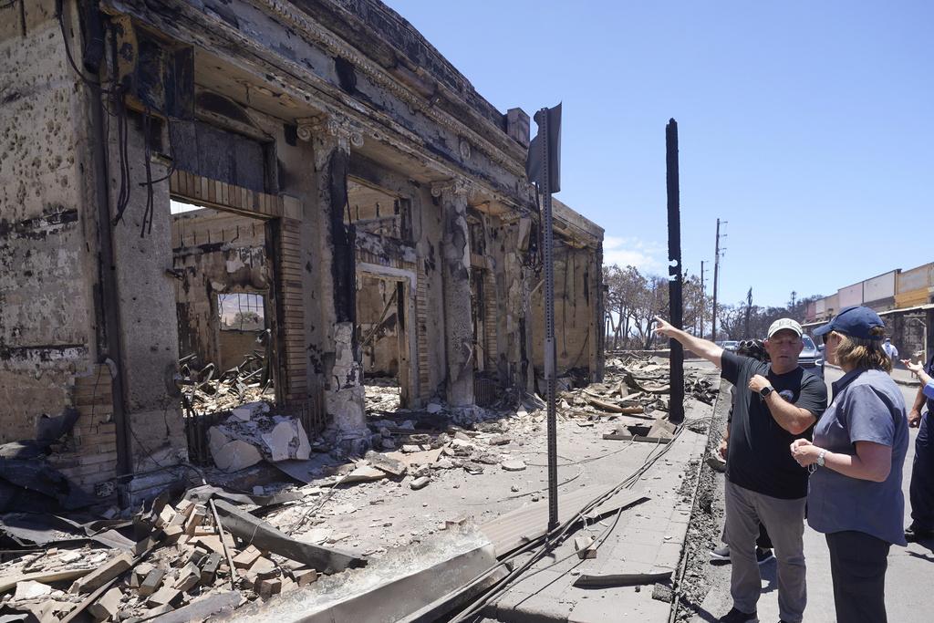 夏威夷山火災情嚴重,死亡人數最少89人。(美聯社)