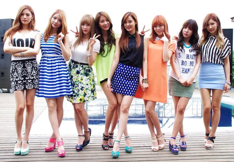 After School年代的Nana(左)。