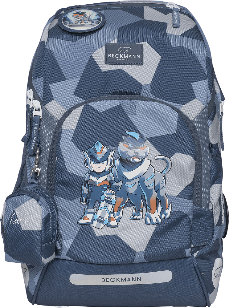 附有雙面口袋的Beckmann護脊書包內置S型護脊鋁片,受加拿大脊醫學會推薦,有助減少脊椎的負擔,會以9折發售。